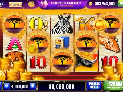 Interface de Jogos e Slots screenshot